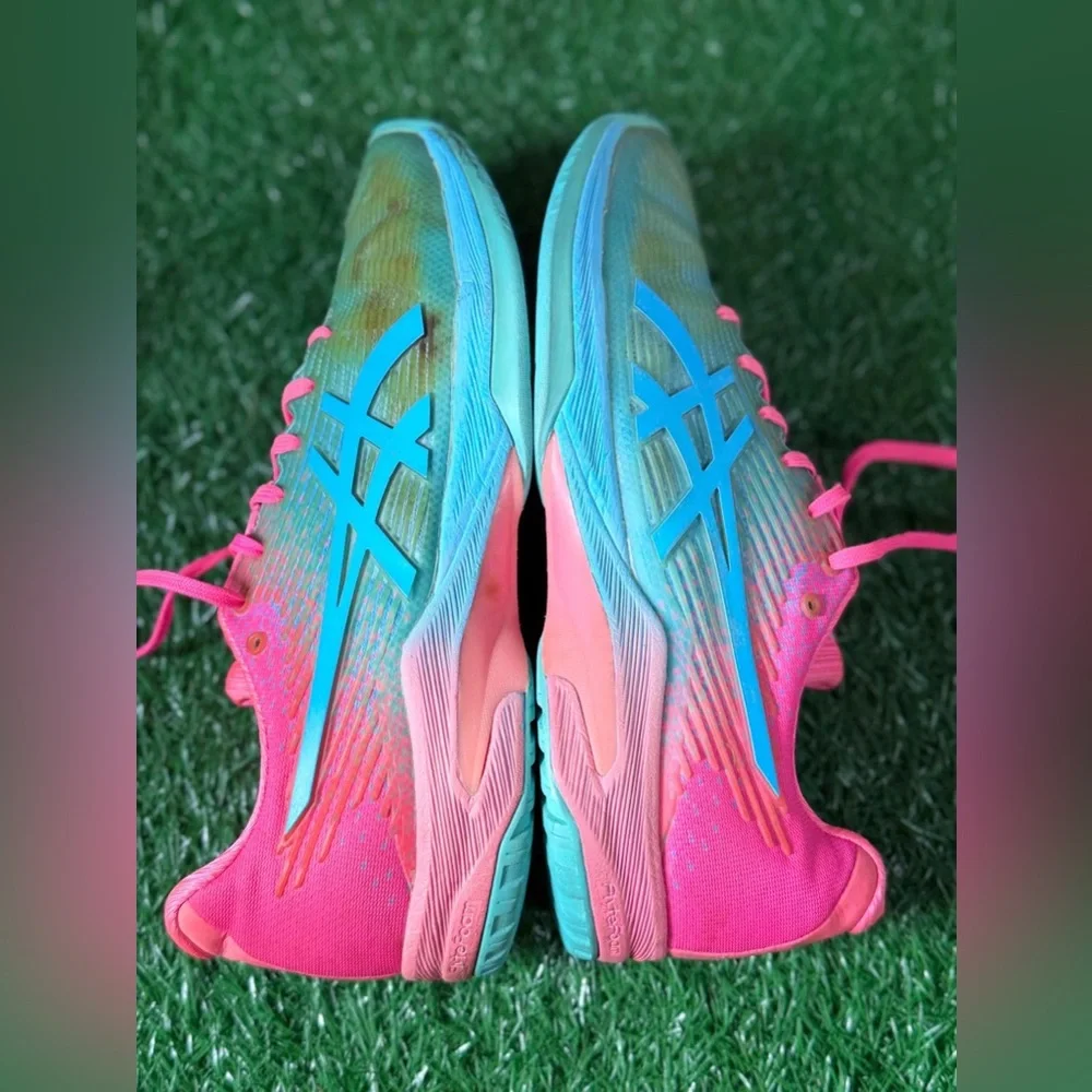 Asics Pink and Blue‎ Women’s Athletic Shoes Size 9